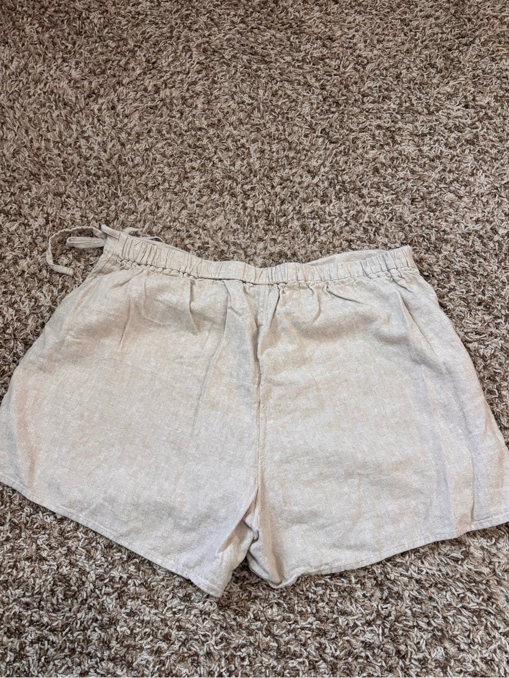 Old Navy Beige Wrap Skort with Tie Waist - Picture 2 of 2